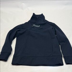 Navy Blue Crewcuts Pullover with Toggle Detail